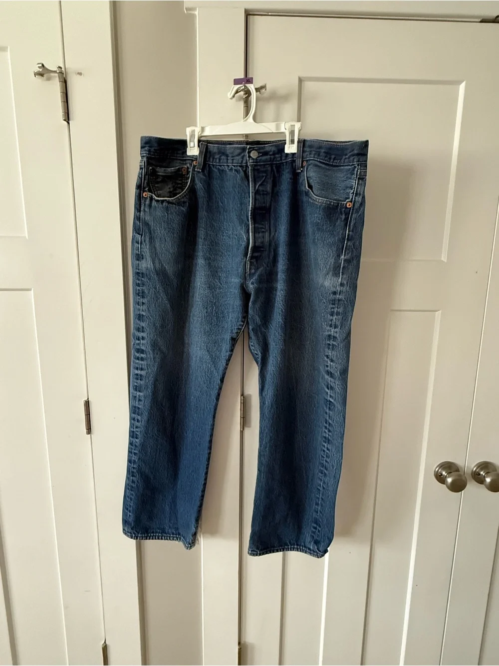 Levi's Men's Straight Leg Blue Denim Jeans